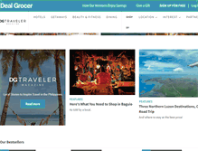 Tablet Screenshot of dealgrocer.com